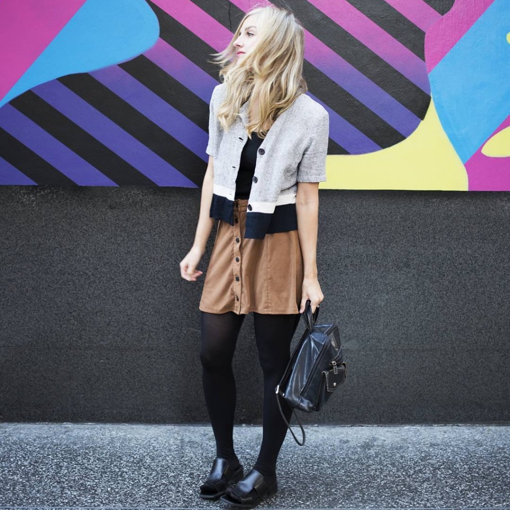 Urban Outfitters A-Line Mini Skirt - Picture 5 of 5